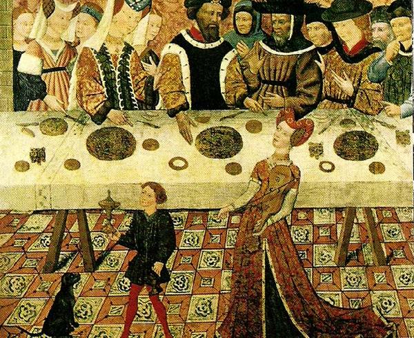 catalan school banquet of herod oil painting image